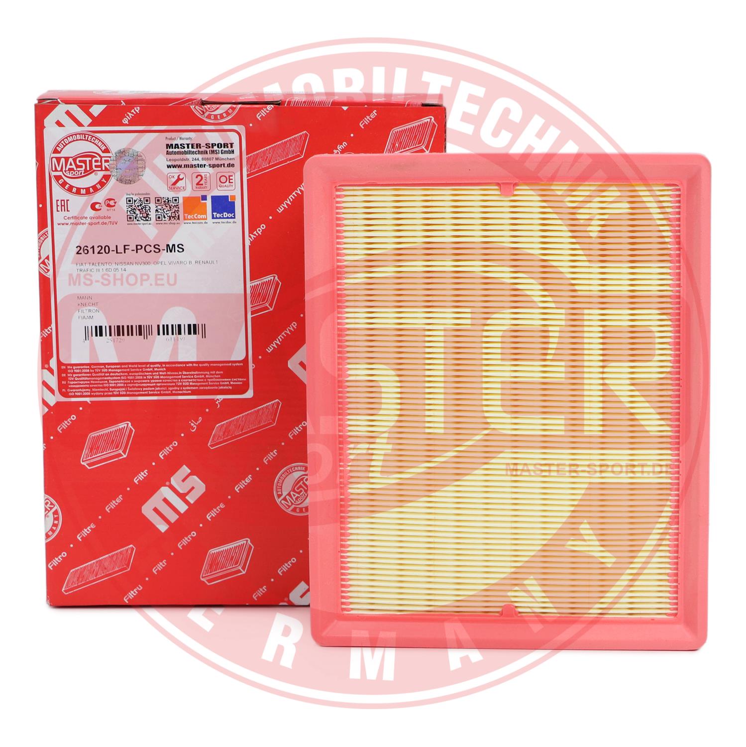 MASTER-SPORT GERMANY 26120-LF-PCS-MS Air Filter